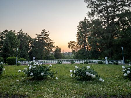 Manor of Gorki, Moscow, Russia - June 20, 2019: The main buildings of the estate. Former residence of Vladimir Ilyich Leninのeditorial素材