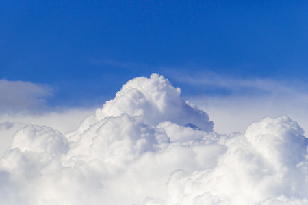 clouds in the sky.の写真素材