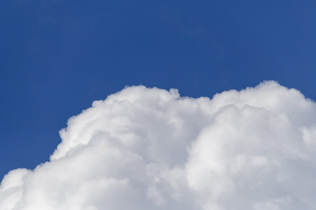 clouds in the sky.の写真素材