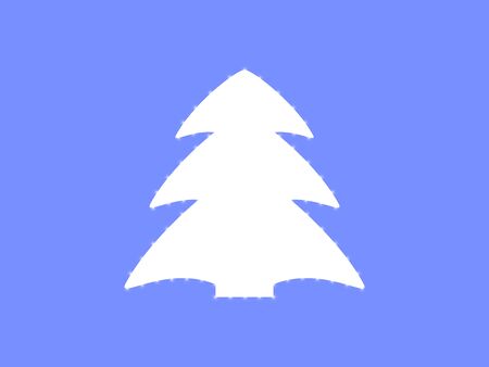 Merry Christmas tree backgroundのイラスト素材