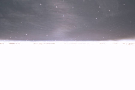 Winter night sky.の写真素材