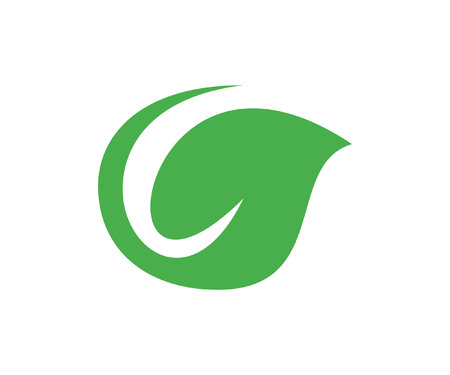 LEAF LOGO VECTORのイラスト素材