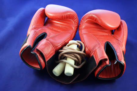 Boxing glovesの写真素材