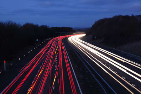 Car light trails