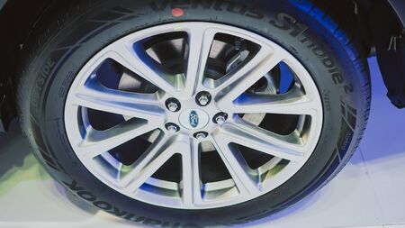 HO CHI MINH / VIETNAM, 04 AUG 2017 - Cars on display at Vietnam motor Show 2017のeditorial素材