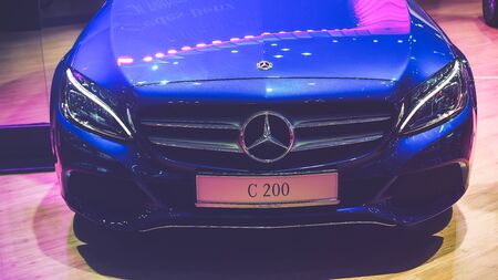 HO CHI MINH / VIETNAM, 04 AUG 2017 - Cars on display at Vietnam motor Show 2017のeditorial素材