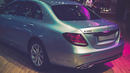 HO CHI MINH / VIETNAM, 04 AUG 2017 - Cars on display at Vietnam motor Show 2017のeditorial素材