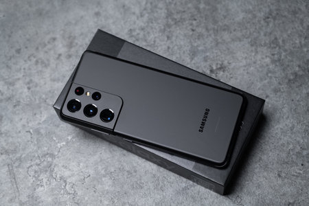 Sony PlayStation 4 gaming console. Sony PlayStation 4 was created and developed by the Apple inc.のeditorial素材