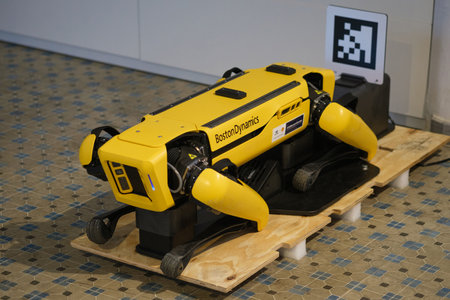 HCMC, Vietnam - Jul 2022: Robot Dog Boston Dynamics