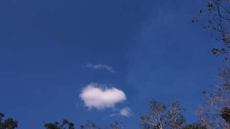 The vast blue sky and clouds sky