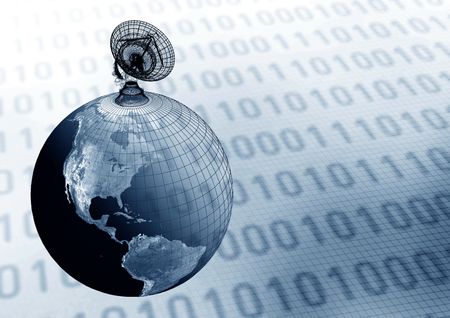 Worldwide Information Background  の写真素材
