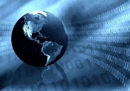 Worldwide Information Background  の写真素材