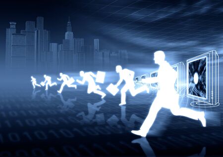 Virtual Business Competitionの写真素材