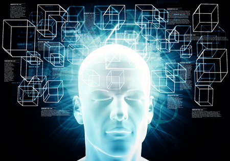 Imaginary visualization of how our human mind store, arrange and managing memories