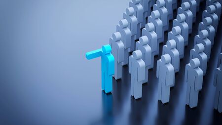 Leadership in business innovation and corporate conceptual imageの写真素材