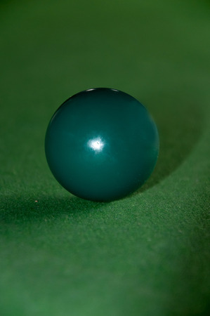 A ball of the snooker on the tableの写真素材