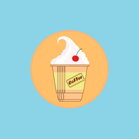 Logotype of Coffee or Icon of Coffee.のイラスト素材