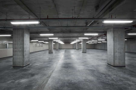 Interior of empty hall inside the factoryの写真素材