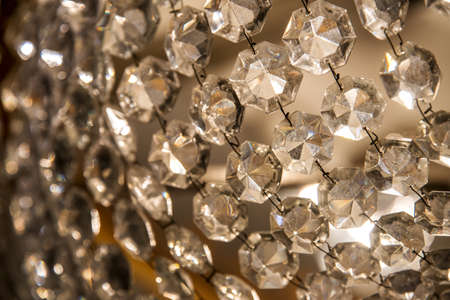 Abstract crystal chandelier - Glamour backgroundの写真素材