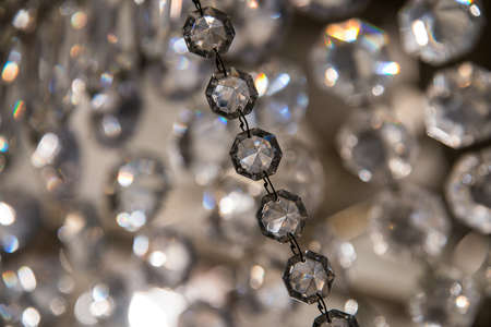 Abstract crystal chandelier - Glamour backgroundの写真素材