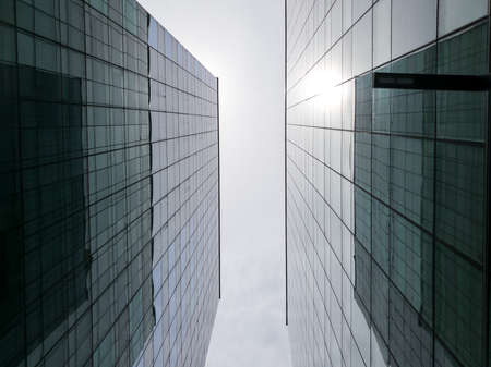 Perspective of glasses building