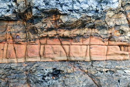 sedimentary rock, stone backgroundの写真素材