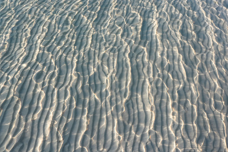 Background image of sand and sea with reflect sunlight