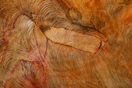 Wood background with welded saw.の写真素材