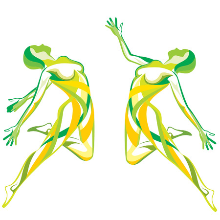 Sports and fitnessのイラスト素材