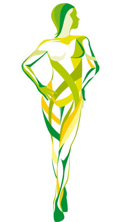  Vector  beauty figureのイラスト素材