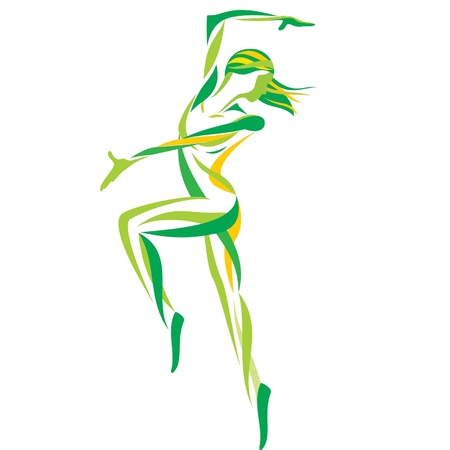 Expressional dance のイラスト素材
