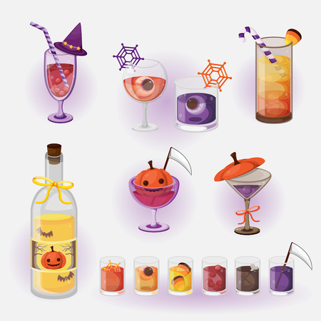 Halloween beverageのイラスト素材