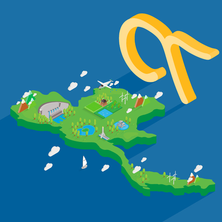 King Bhumibol (King RAMA IX)'s project for Thailand.のイラスト素材