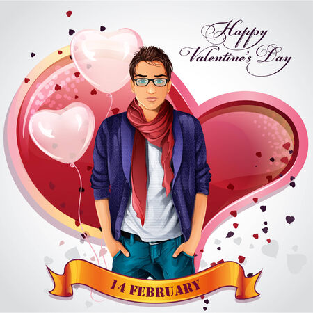 Card for Valentineのイラスト素材