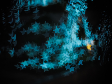 colorful bokeh abstract background,beautiful shiny Christmas lightsの写真素材