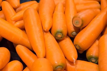 Carrot background, Vegetable in the market.