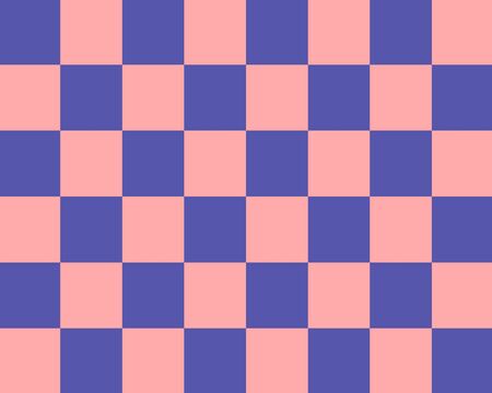 Checkered pattern background, square geometric pattern for desktop wallpaper or website design, template with copy space for text - Illustration.の写真素材