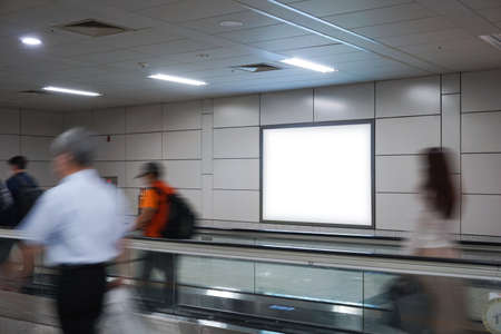 Subway Scenery and Advertising Mockup