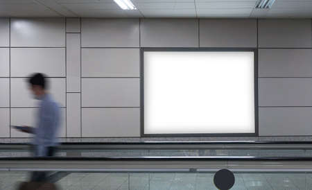 Subway Scenery and Advertising Mockup