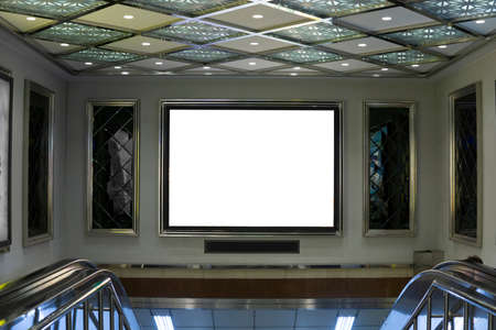 Subway Scenery and Advertising Mockup