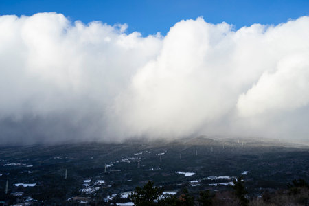 Scenery of Jeju Island in Koreaの写真素材