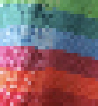 pixelated stripes in rainbow colorsの写真素材