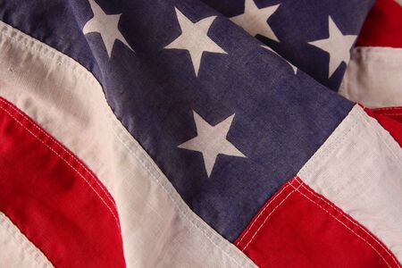 old American flag useful for a background