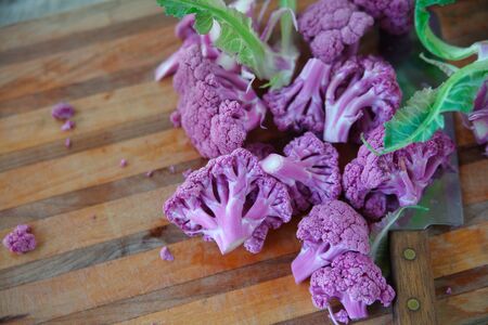 Colorful vegetable on cutting boardの写真素材