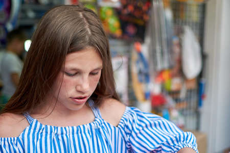 Gribovka, Odessa region - June 26, 2018: two boys met and played on vacation.のeditorial素材