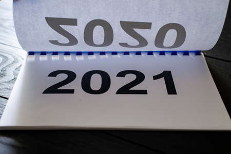 2021 is coming. New year concept.