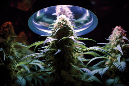 The process of growing medical cannabis plants, a source of hope for those seeking alternative treatmentsの素材