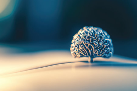 World Mental Health Day Concept: Creative Representation of Mental Chaos.の素材