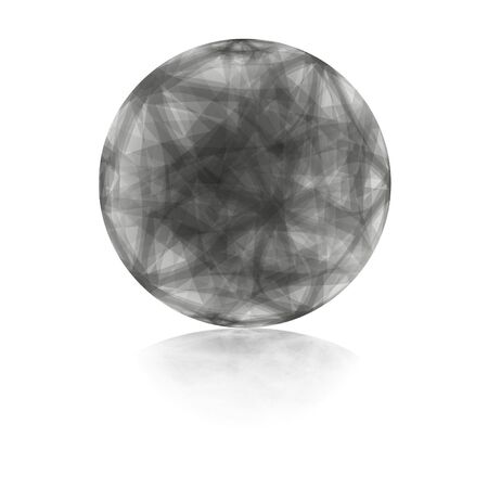 gray sphereのイラスト素材