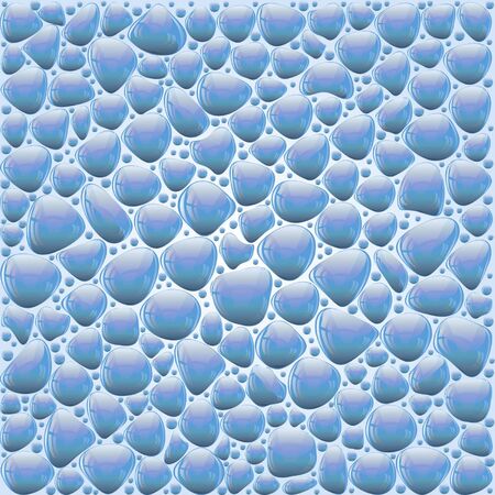 drops on glassのイラスト素材